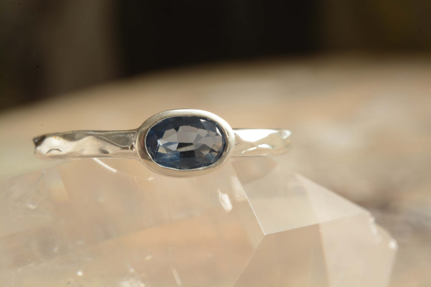 East West Ceylon Sapphire Ring