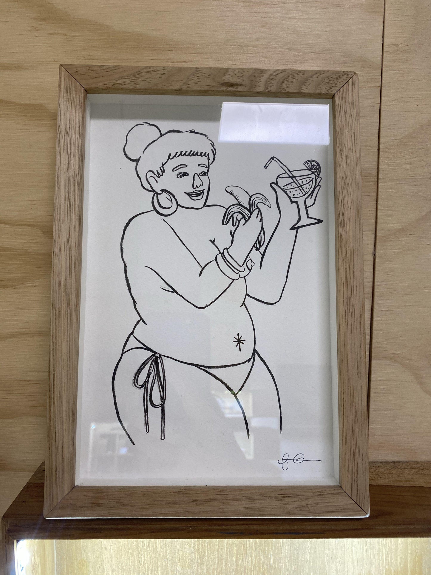 Framed Frances Cannon Illustration