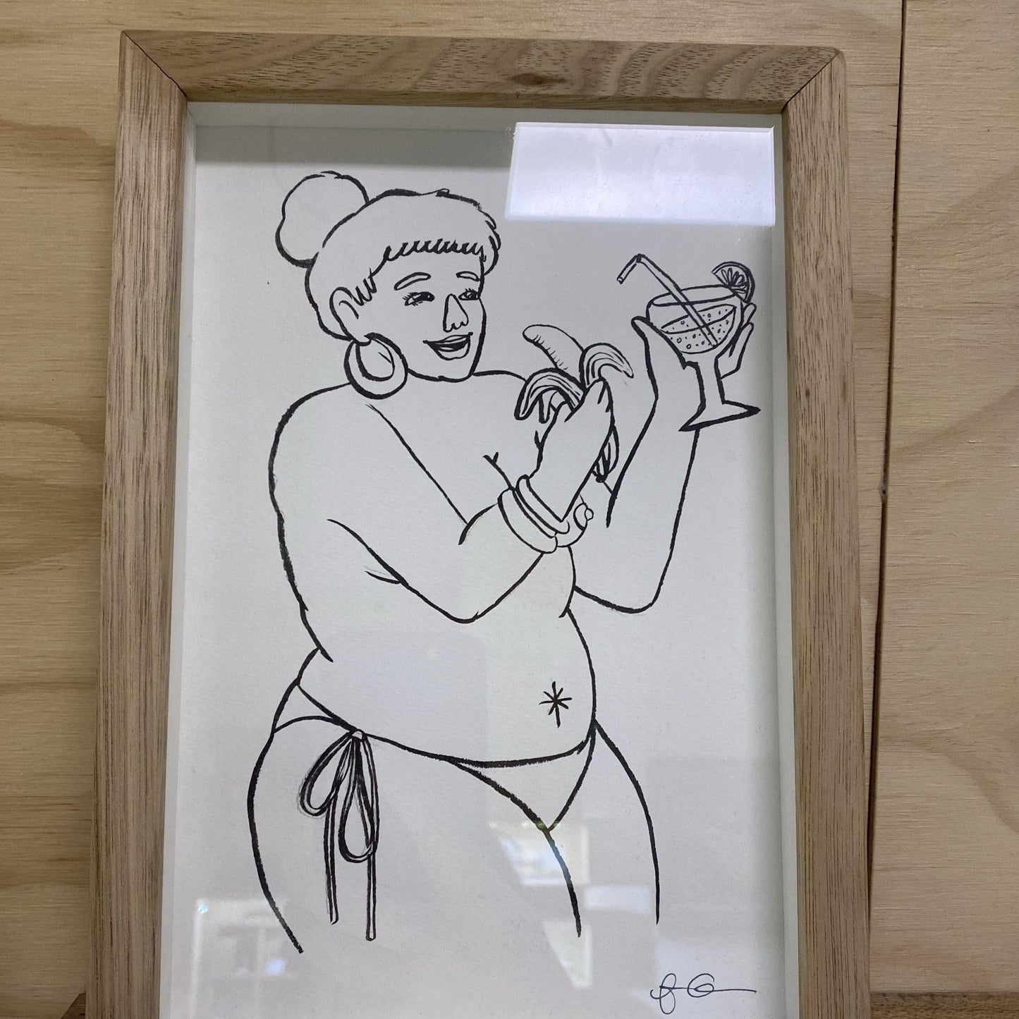 Framed Frances Cannon Illustration