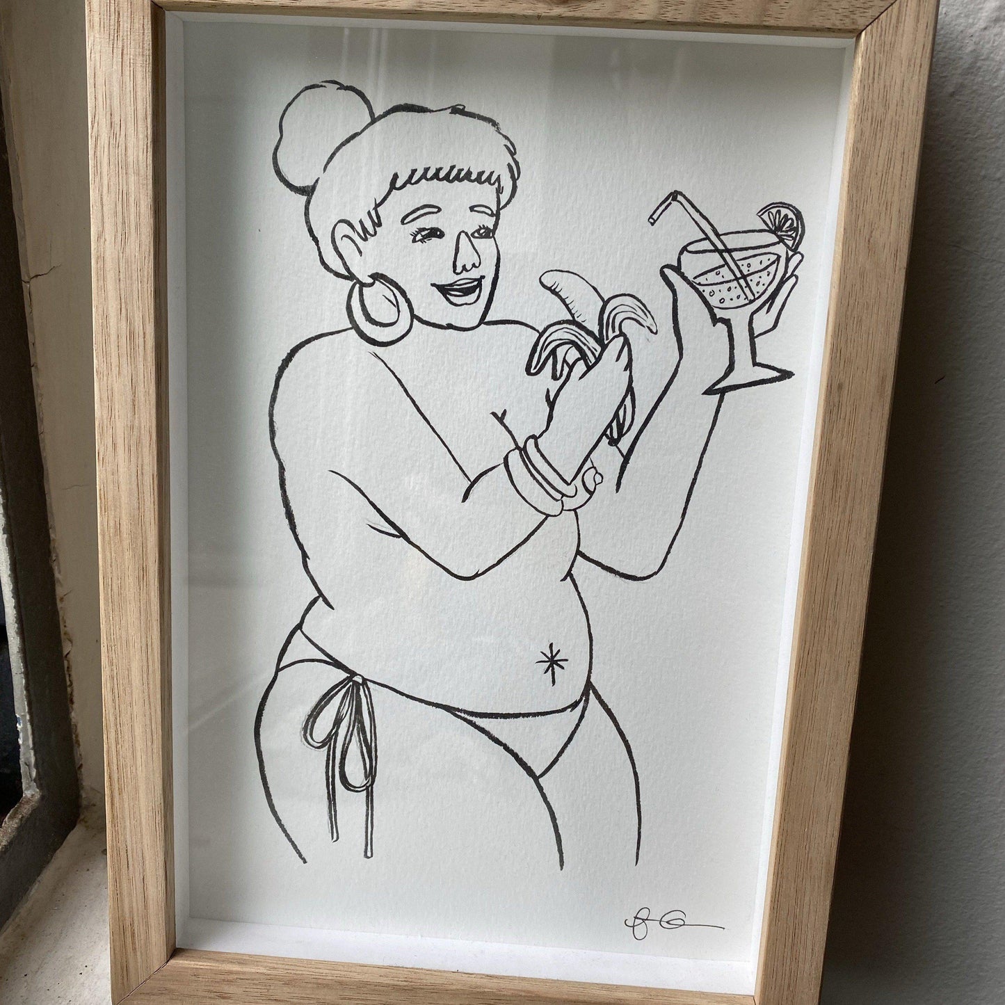 Framed Frances Cannon Illustration