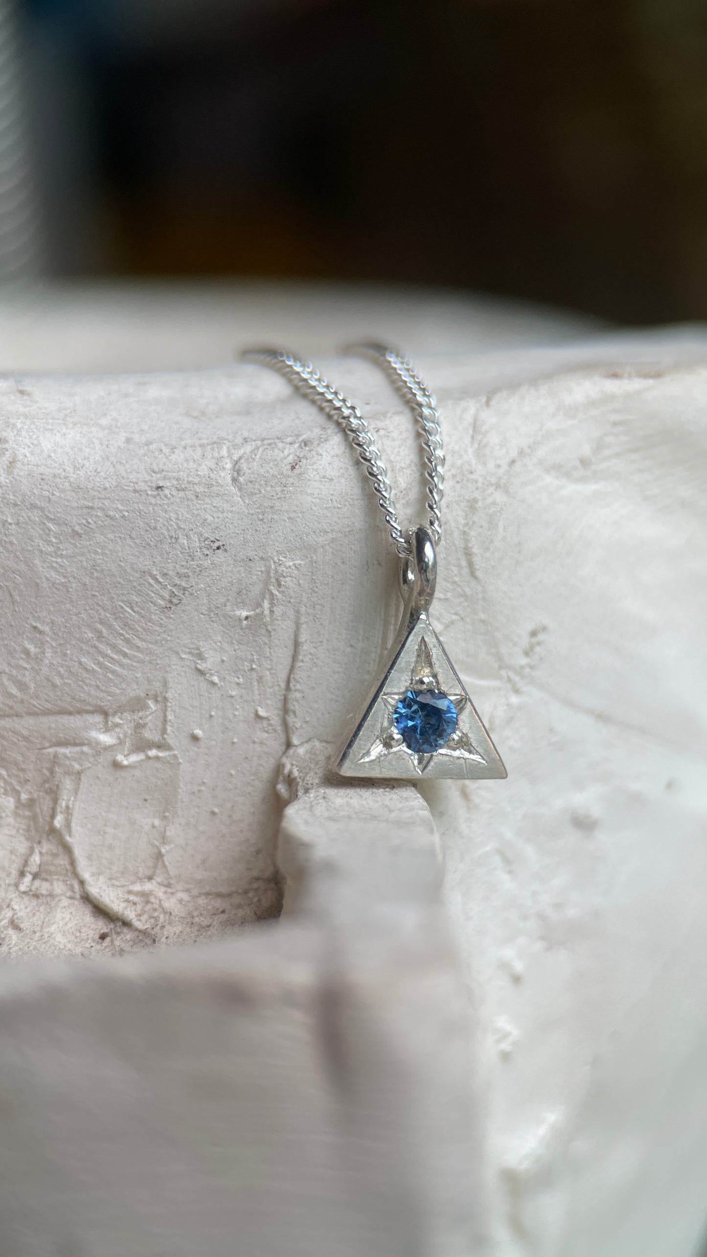 Prism Pendant Sapphire