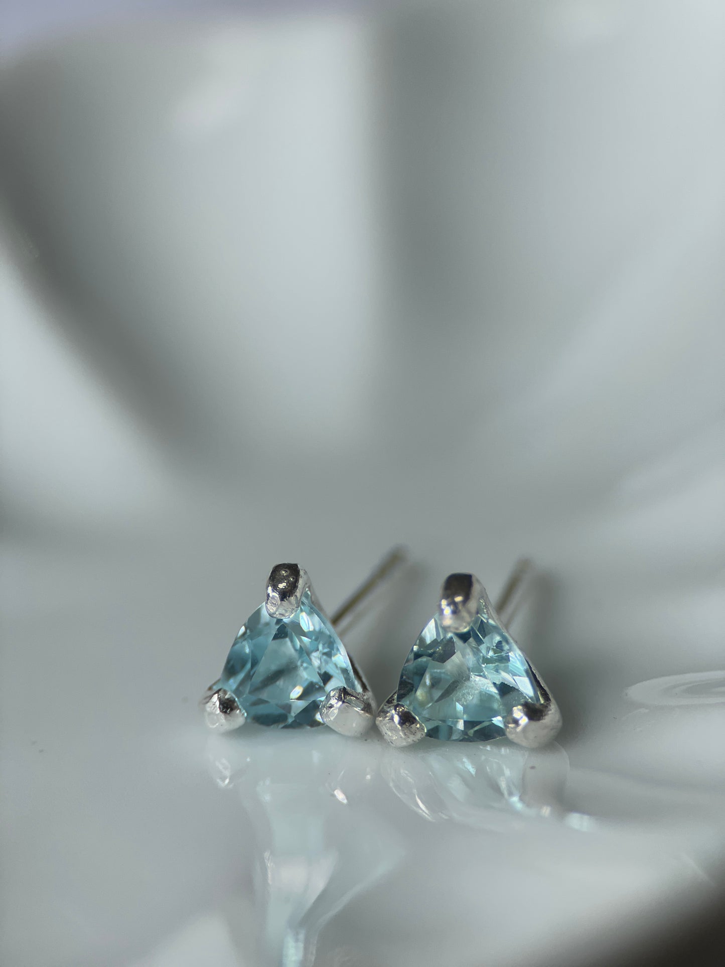 Aquamarine Trillions