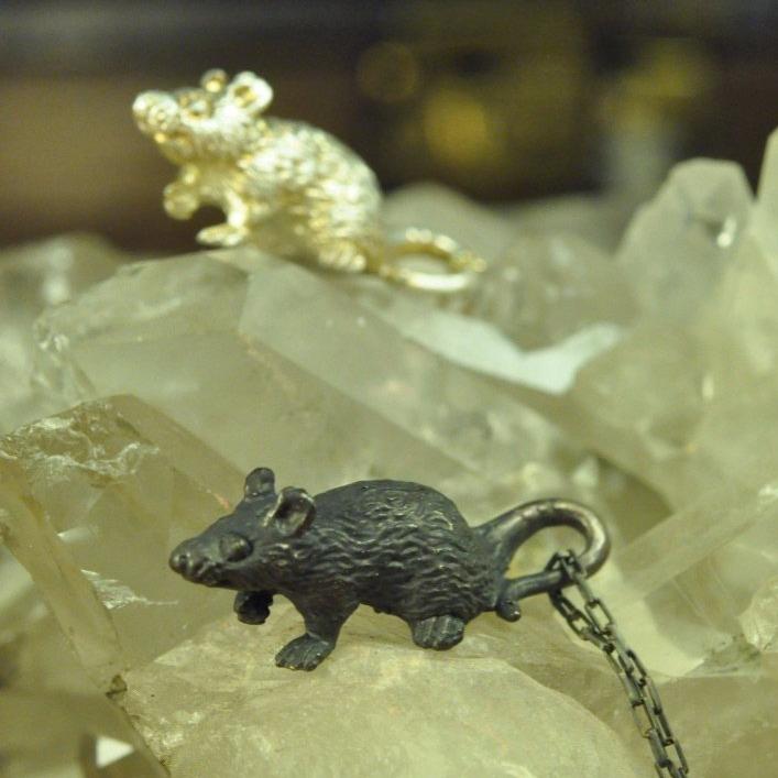Solid Silver Rat