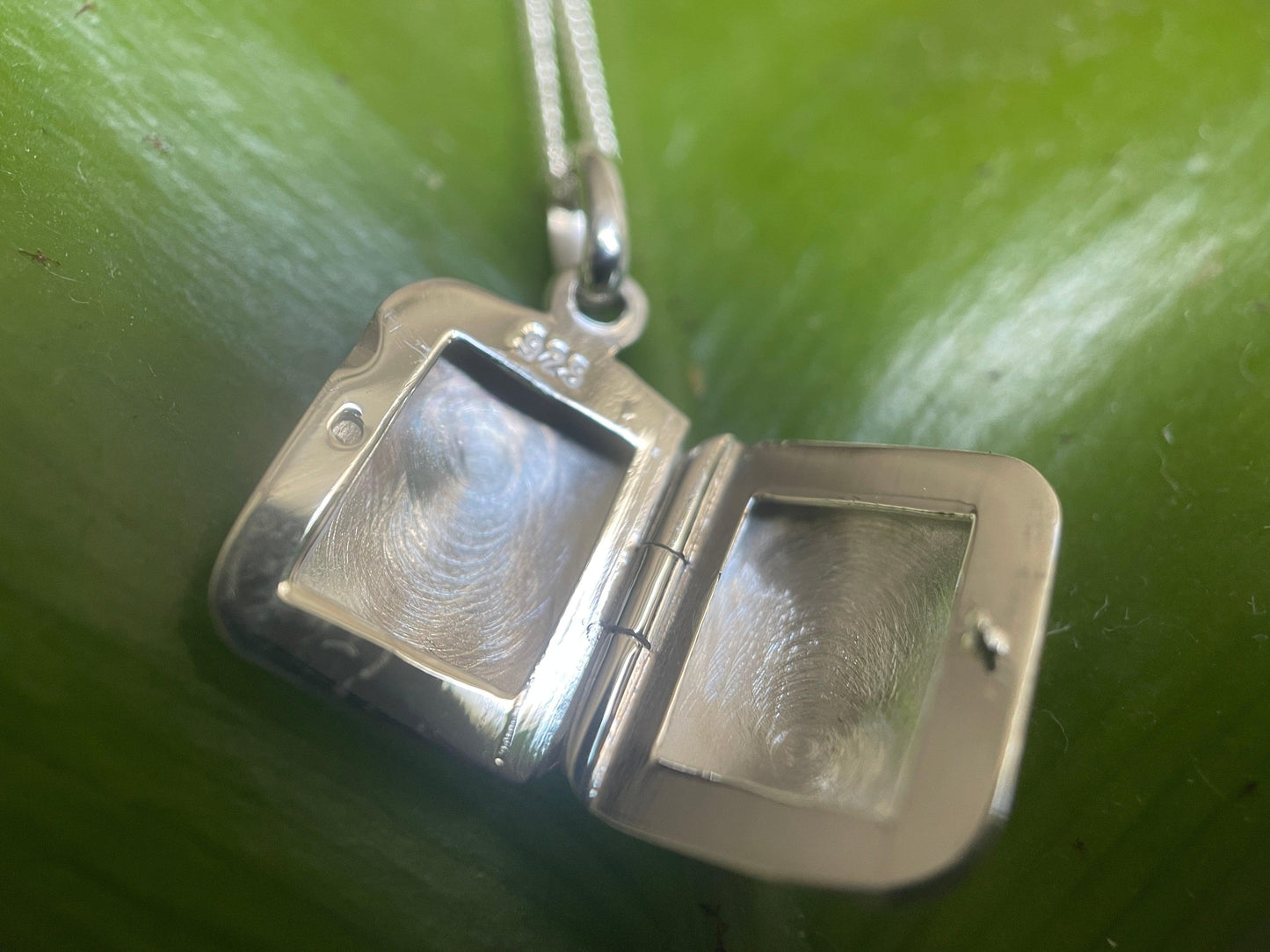 Lozenge Shaped Silver Locket