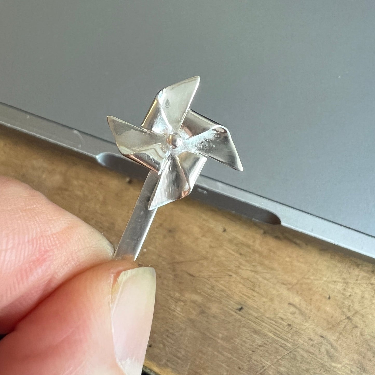 Sterling Silver Pinwheel