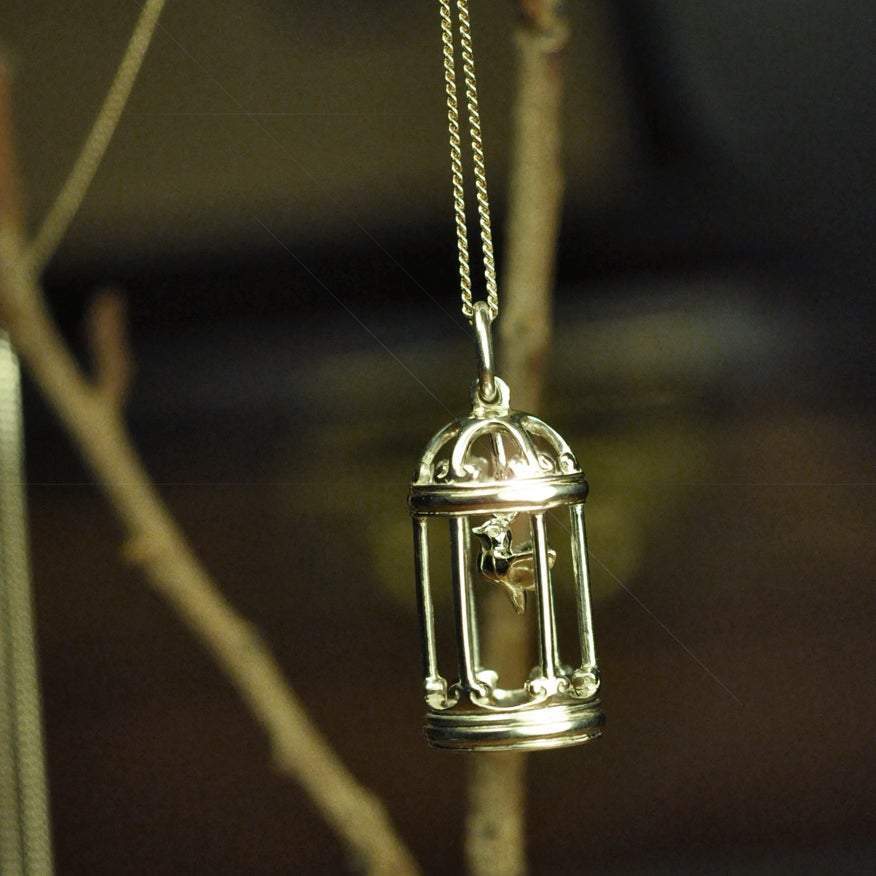 Bird Cage Necklace