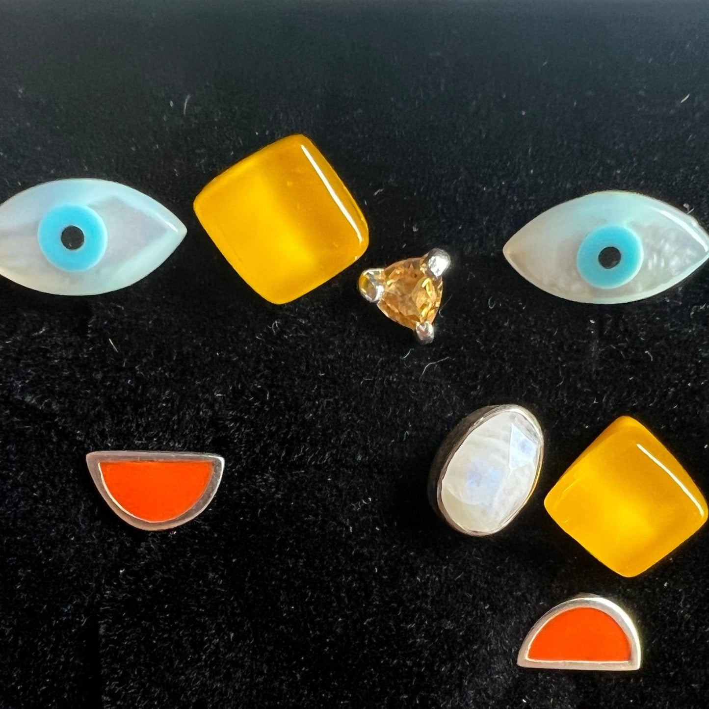 Sterling Silver Stud Salad 1