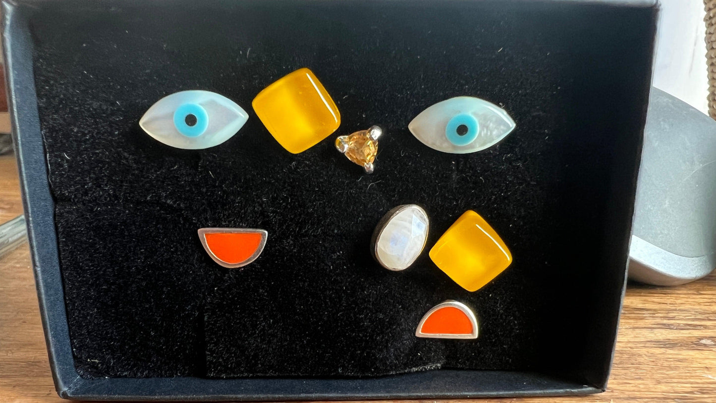 Sterling Silver Stud Salad 1