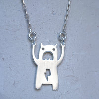 Carry Monster pendant in sterling silver