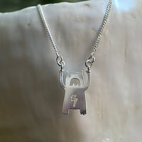 Carry Monster pendant in sterling silver