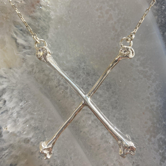 Cross Bone Pendant