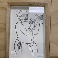 Framed Frances Cannon Illustration