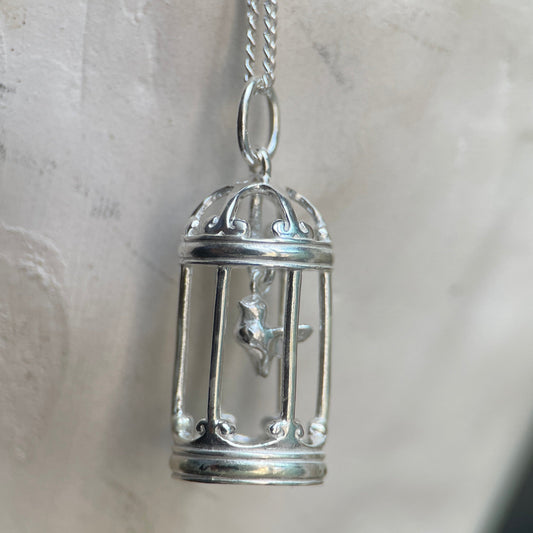 Bird Cage Necklace