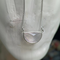 Rose Quartz Half Moon