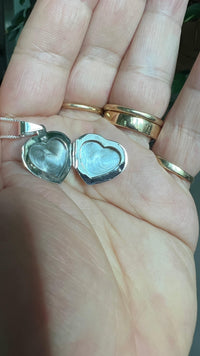 Sterling Silver Heart Shaped Locket