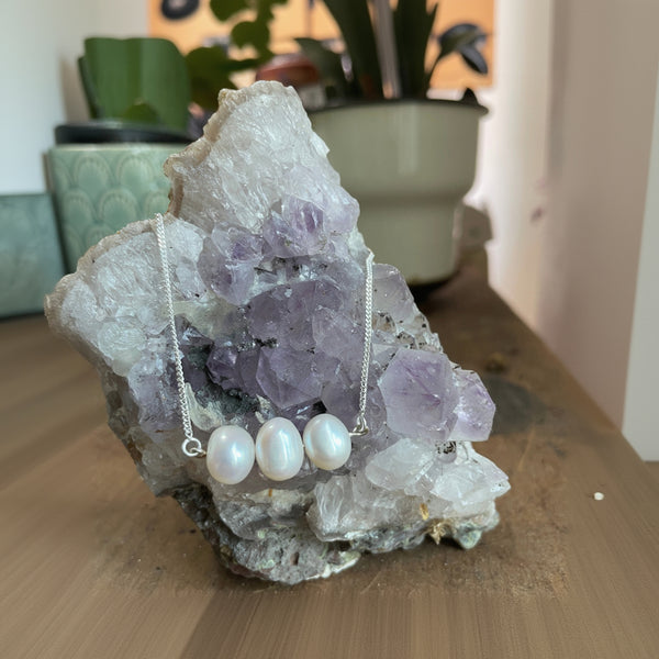 Sterling silver Pearl pendant