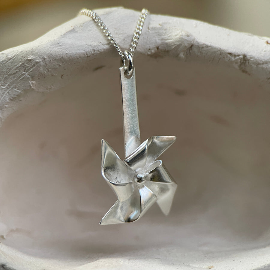 Sterling Silver Pinwheel