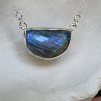 Labrodorite Half Moon
