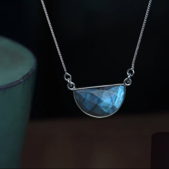 Labrodorite Half Moon