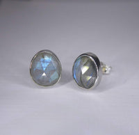 PALISADE STUDS - LABRADORITE, IOLITE, ROSE QUARTZ & MOONSTONE