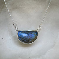 Labrodorite Half Moon