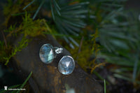 PALISADE STUDS - LABRADORITE, IOLITE, ROSE QUARTZ & MOONSTONE