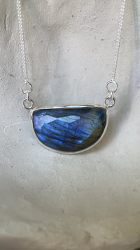 Labrodorite Half Moon